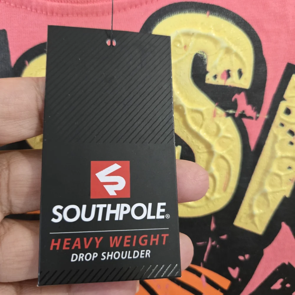 Y2K South Pole Men's XL Short Sleeve T-Shirt Graphic Blessed Coral Crew Neck NWT - Picture 6 of 11